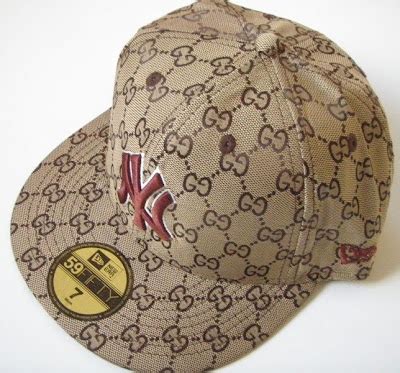 brown gucci ny hat|gucci fitted hat.